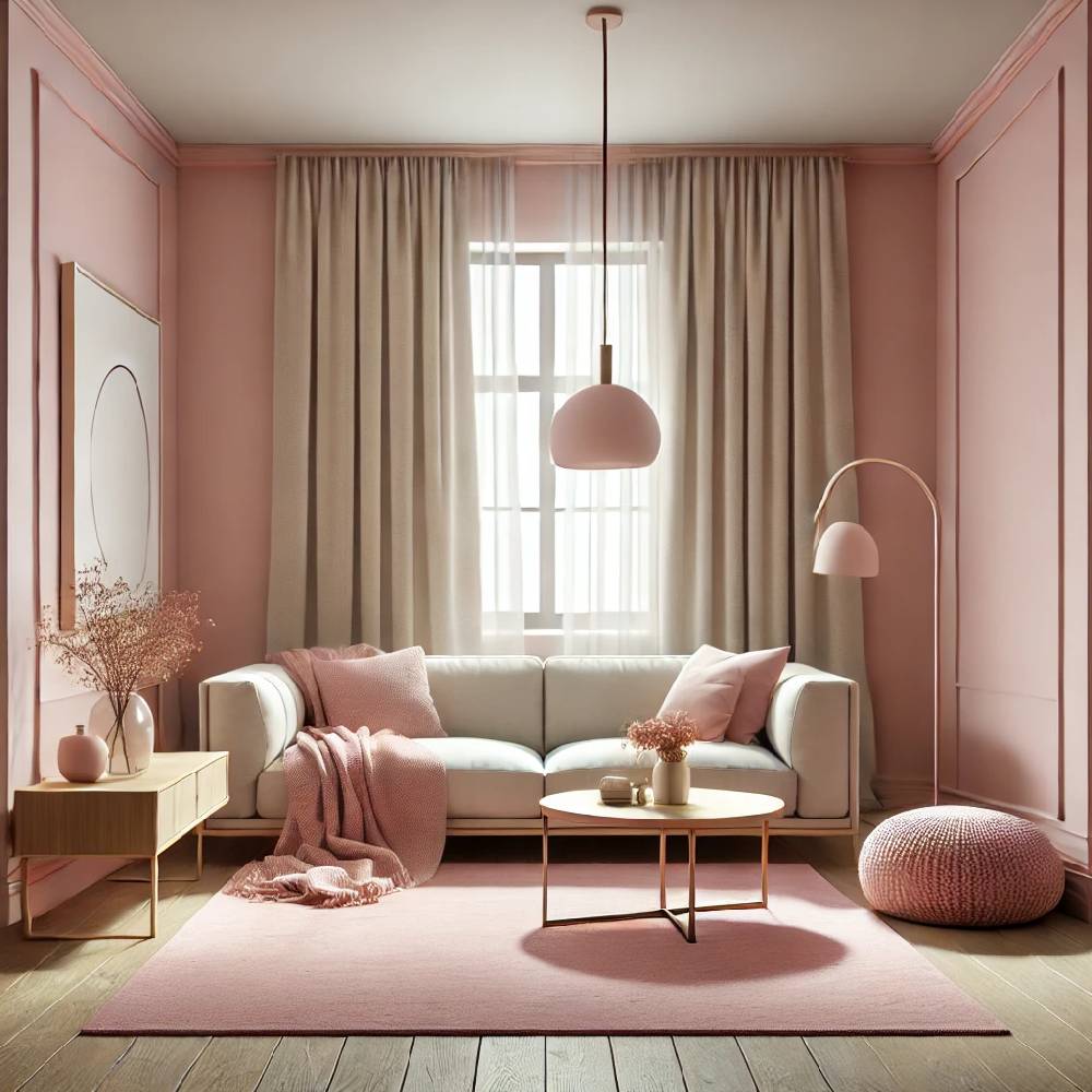 Kaeppel Rosa Wandfarbe seidenmatt I Lucky Litchi | beruhigende und einladende Atmosphäre | THE COLOR KITCHEN Flash Sale