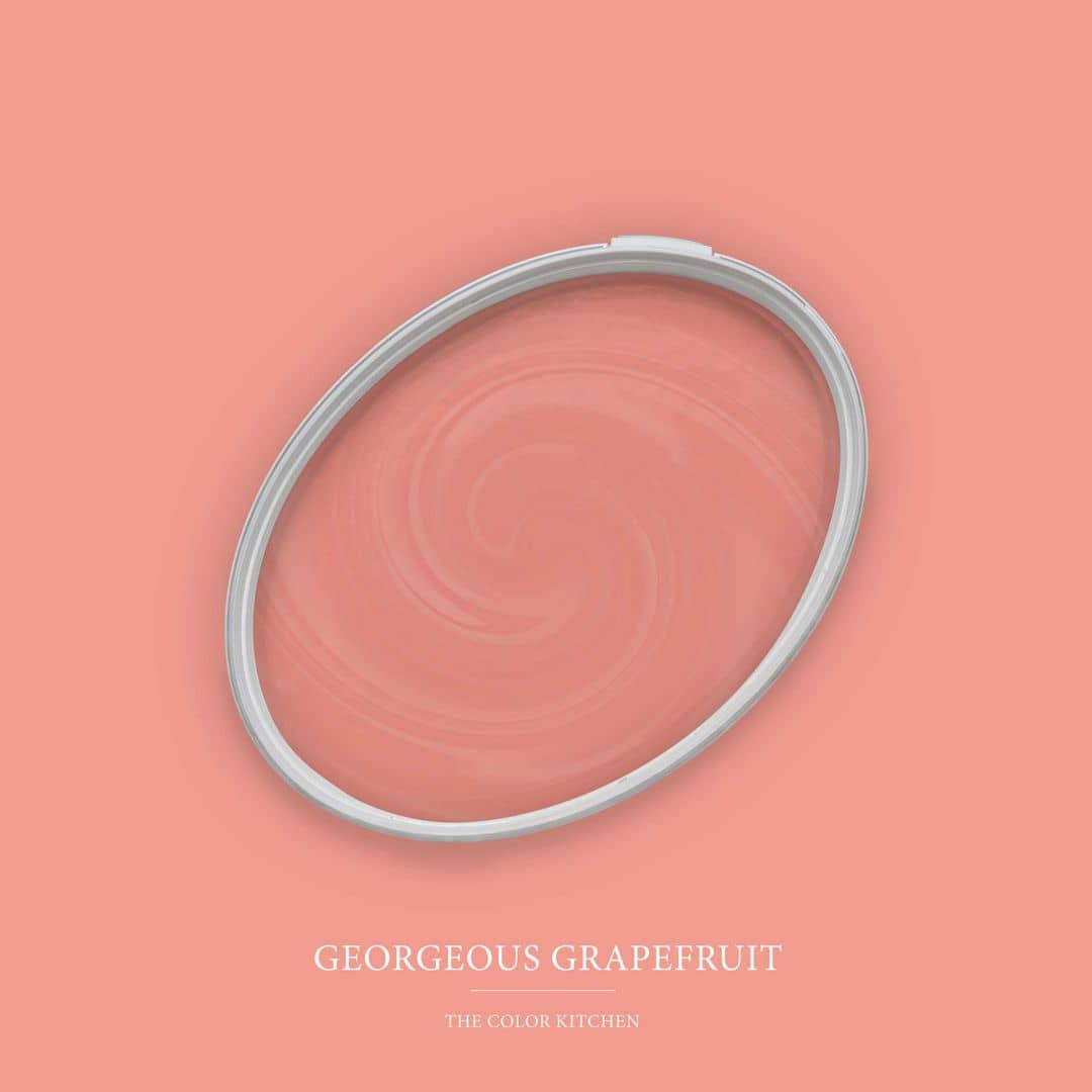 Kaeppel Pink Wandfarbe seidenmatt I Georgeous Grapefruit | verspielt und fröhlicher Charakter | THE COLOR KITCHEN