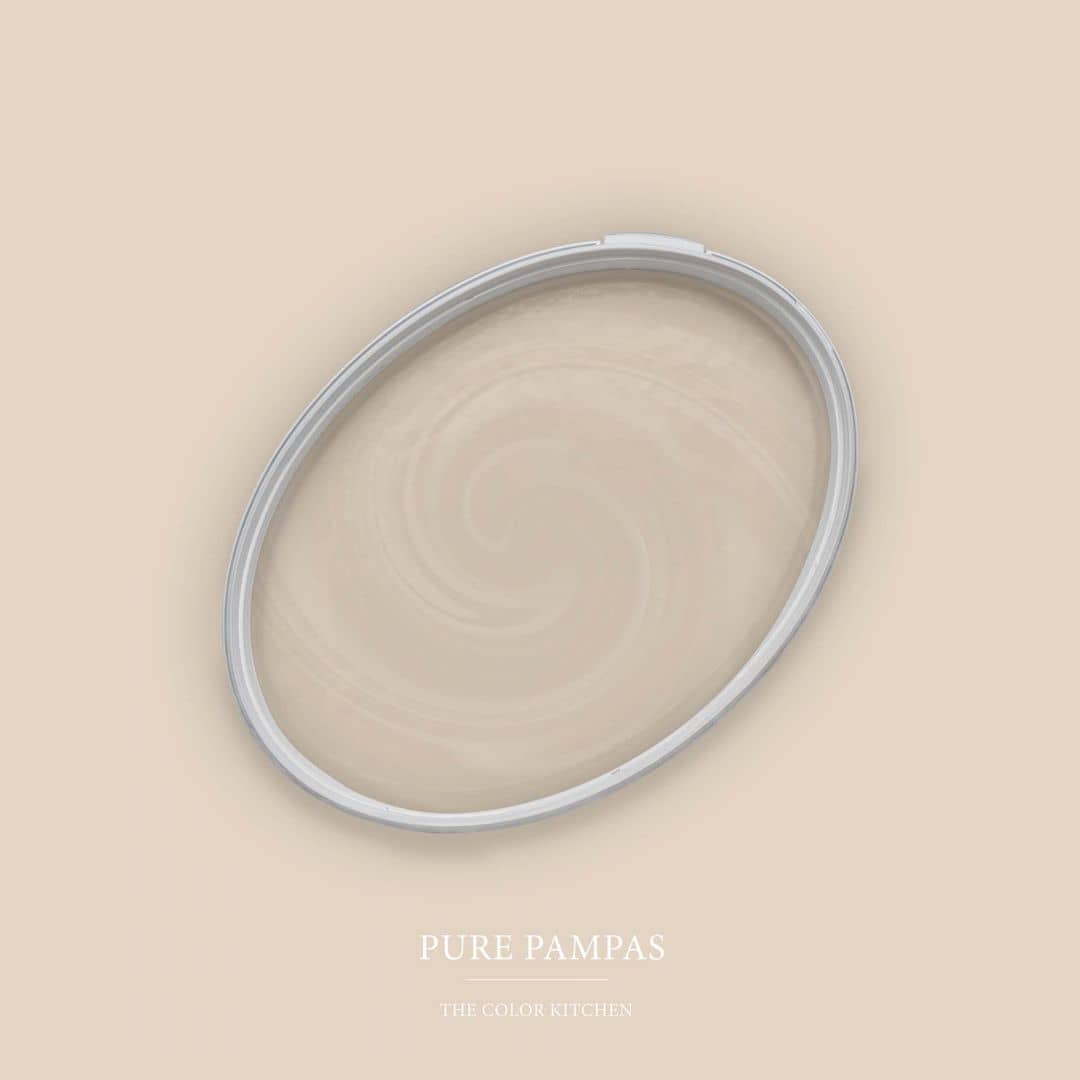 Kaeppel Beige Wandfarbe seidenmatt I Pure Pampas | Raum öffnend und beruhigend | THE COLOR KITCHEN