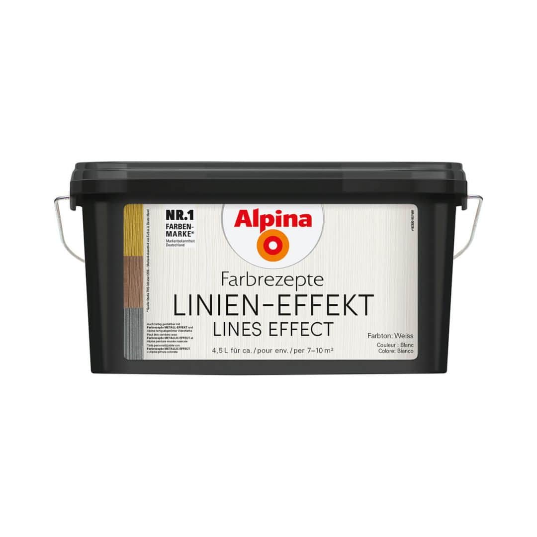 Kaeppel Alpina Farbrezepte LINIEN-EFFEKT - 4,5 Liter
