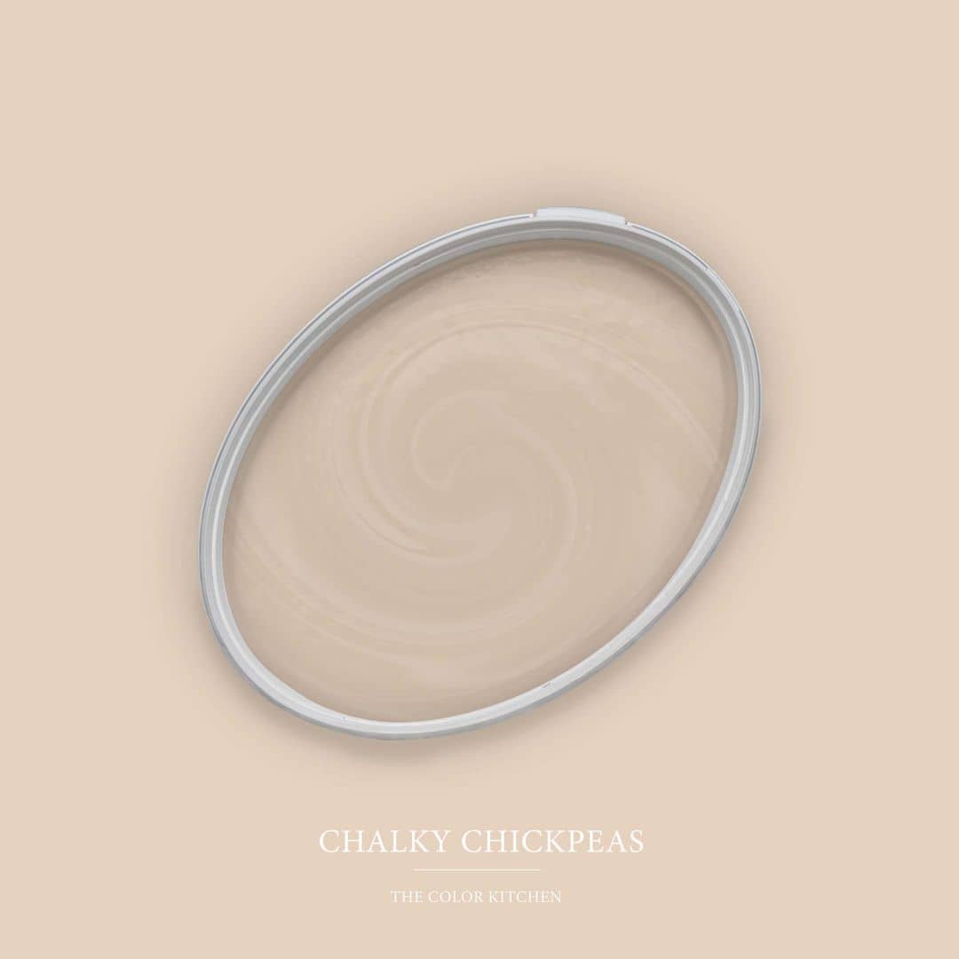 Kaeppel Beige Wandfarbe seidenmatt I Chalky Chickpeas | Raum öffnend und beruhigend | THE COLOR KITCHEN