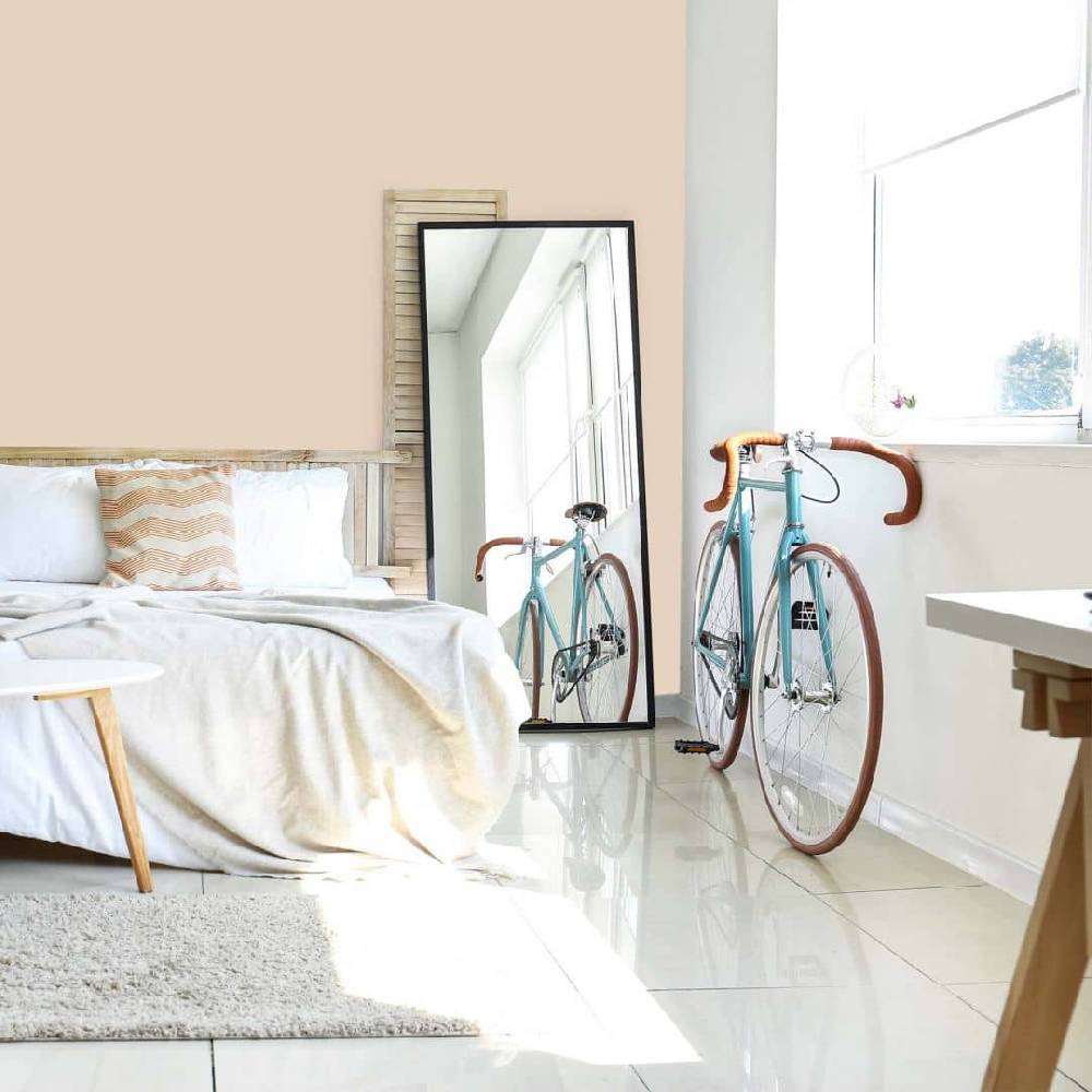 Kaeppel Beige Wandfarbe seidenmatt I Chalky Chickpeas | Raum öffnend und beruhigend | THE COLOR KITCHEN Neueste Mode