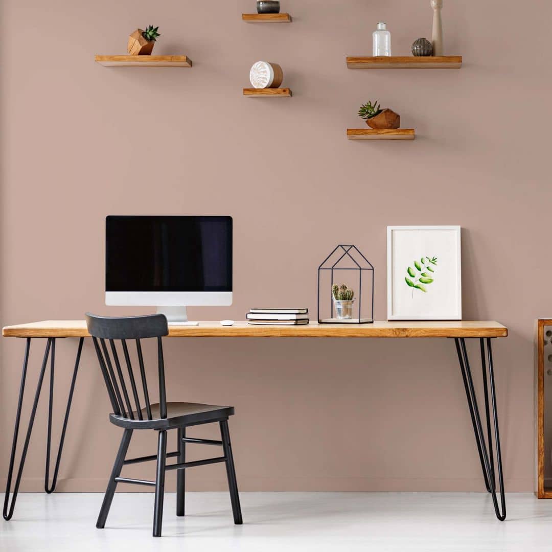 Kaeppel Braun Wandfarbe seidenmatt I Icy Chocolate | behagliche und ruhige Raumatmosphäre schaffend | THE COLOR KITCHEN Online Outlet
