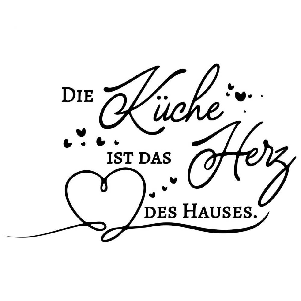 Kaeppel Wandtattoo Die Küche ist das Herz des Hauses VIP-Rabatte