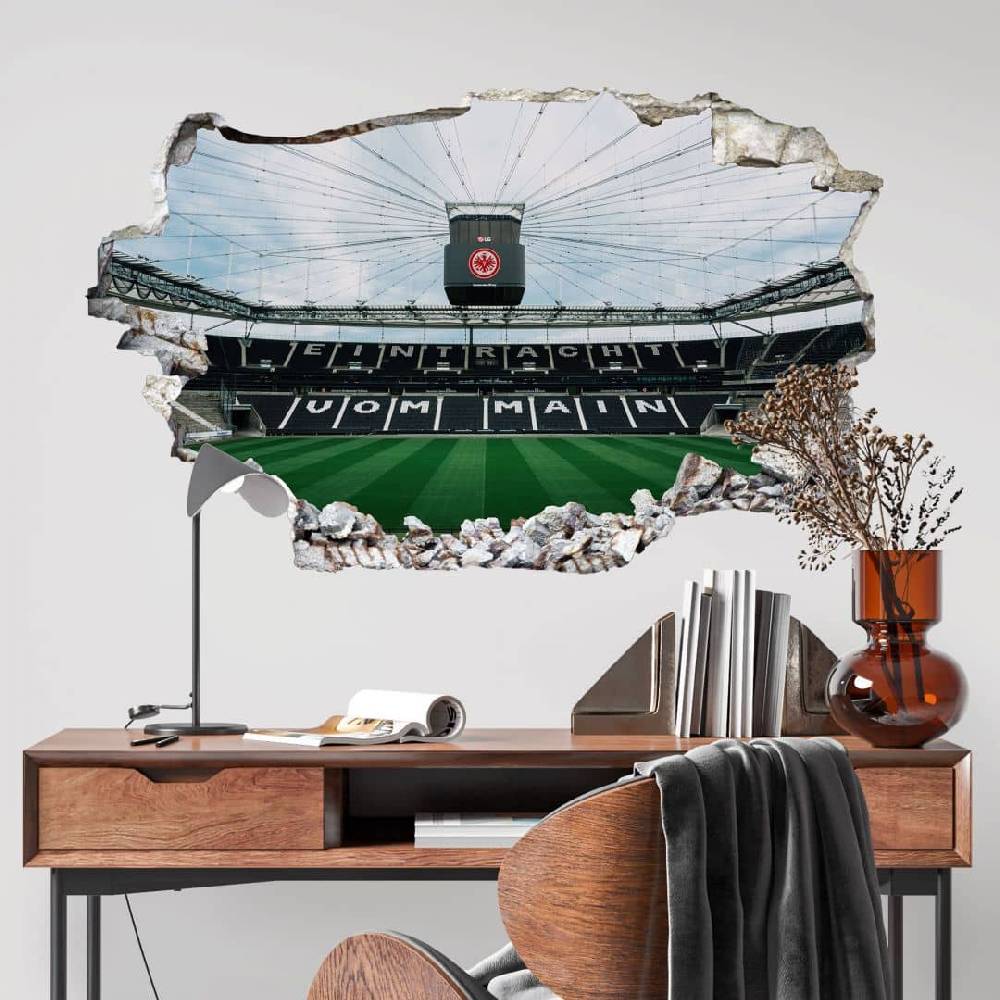 Kaeppel 3D Wandtattoo Eintracht Frankfurt Stadion Tribüne