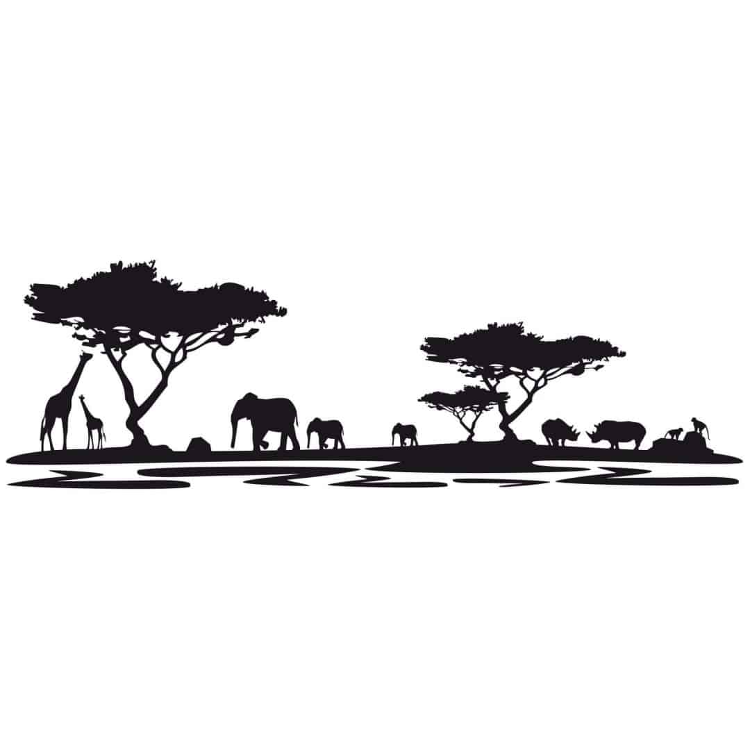 Kaeppel Wandtattoo Afrika 5 Vierteljährliche Förderung