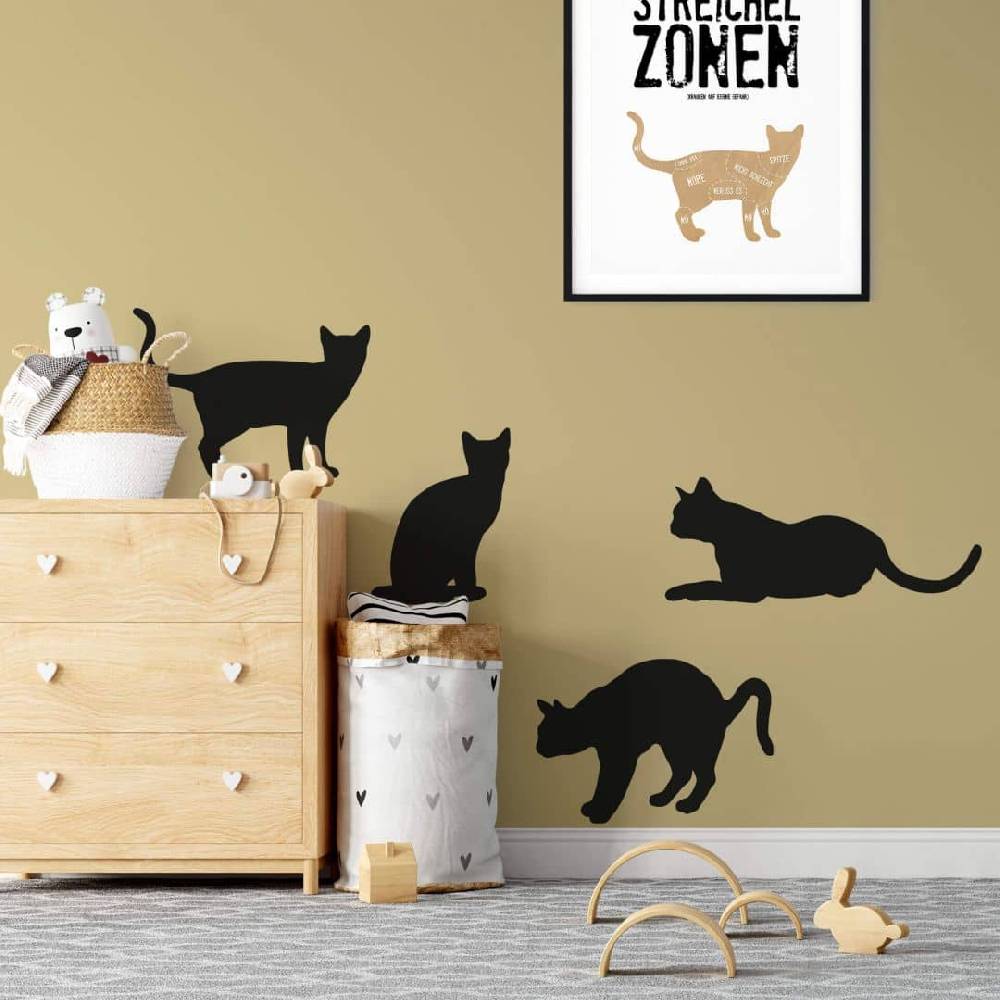 Kaeppel Wandtattoo Katze