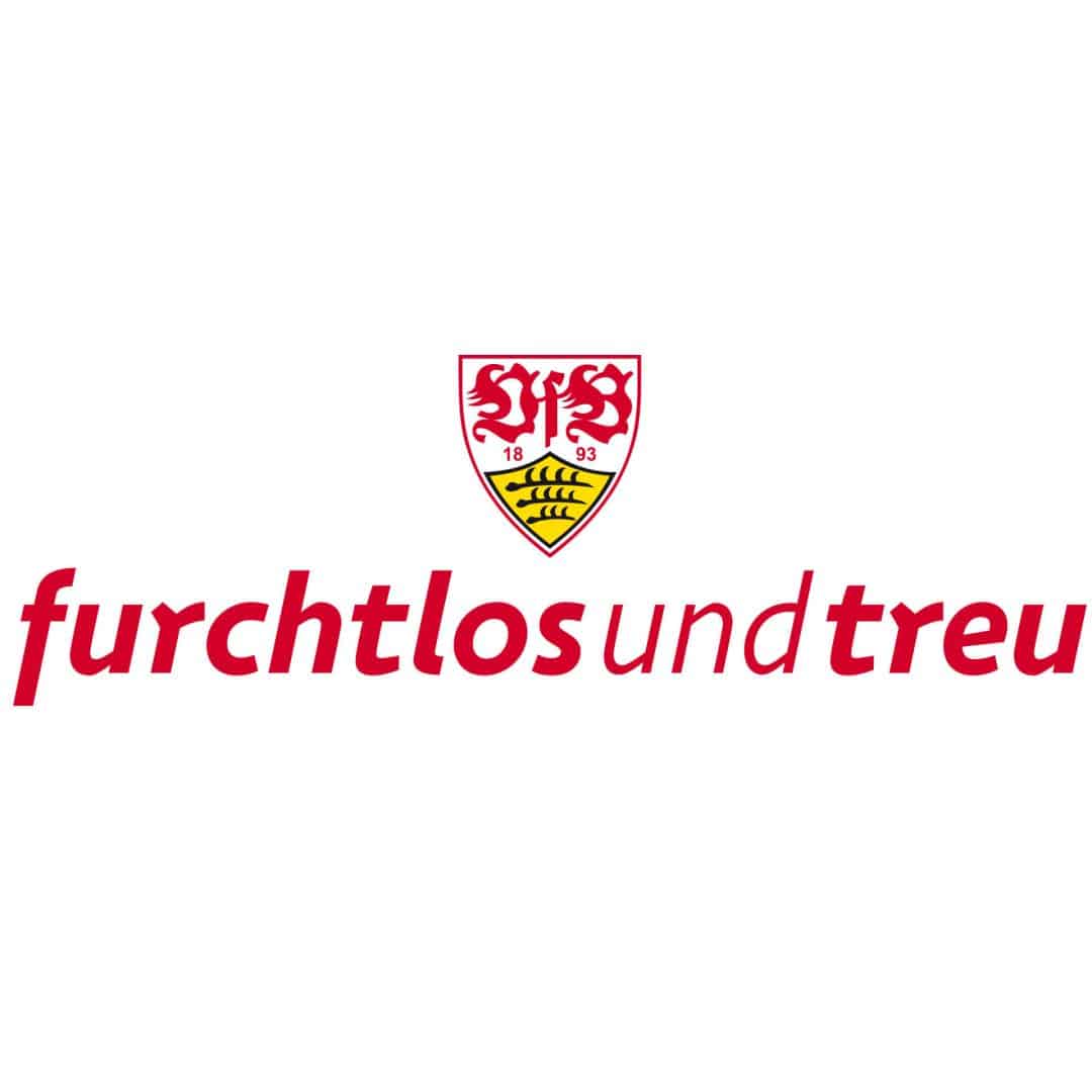 Kaeppel Wandtattoo VfB Stuttgart furchtlos und treu Kostenloser Versand international