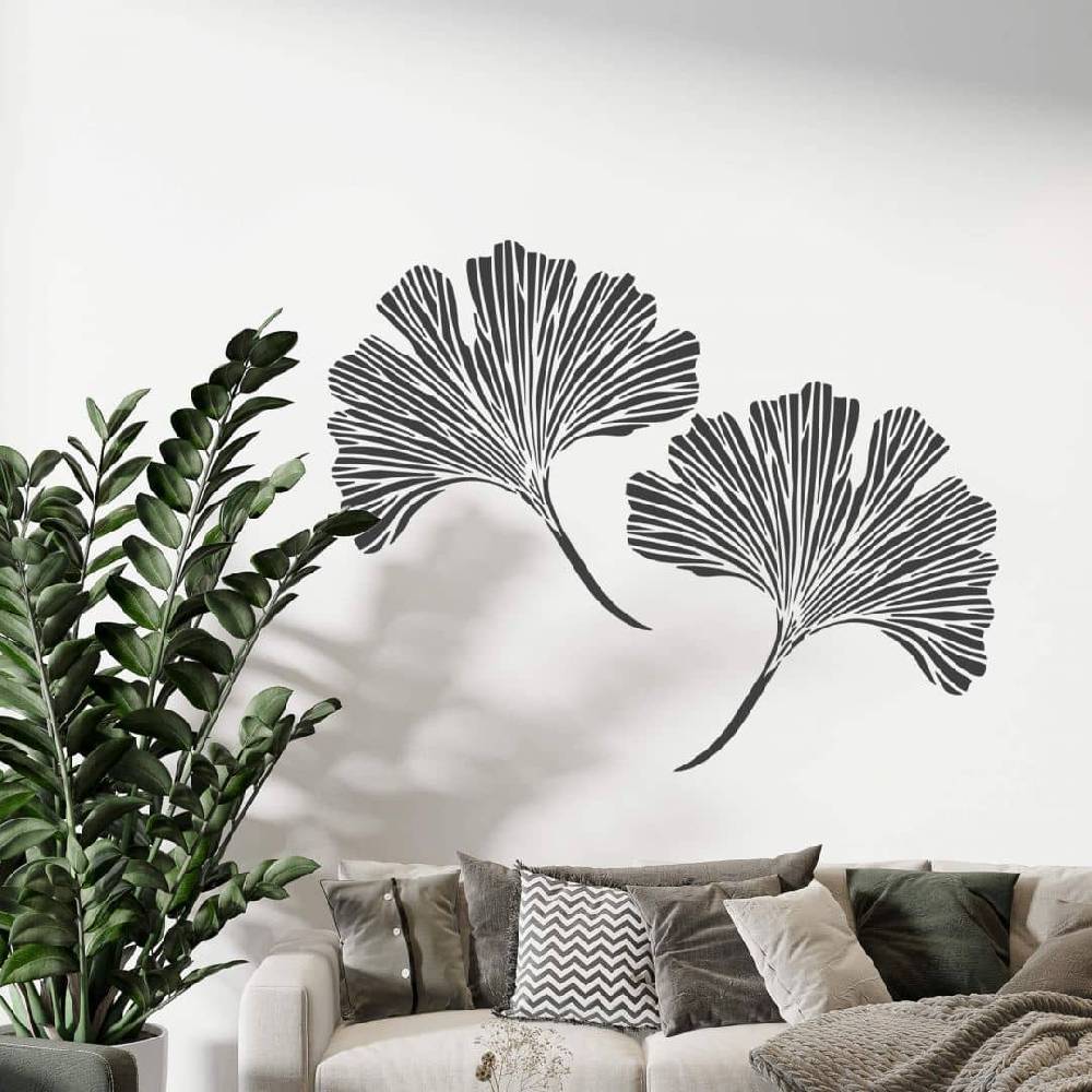 Kaeppel Wandtattoo Gingko Blätter (2-teilig) Black Friday Preise