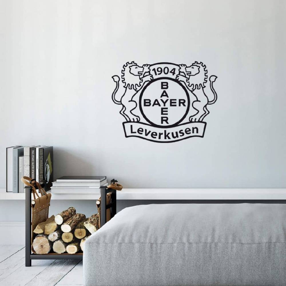Kaeppel Wandtattoo Bayer 04 Leverkusen Logo einfarbig