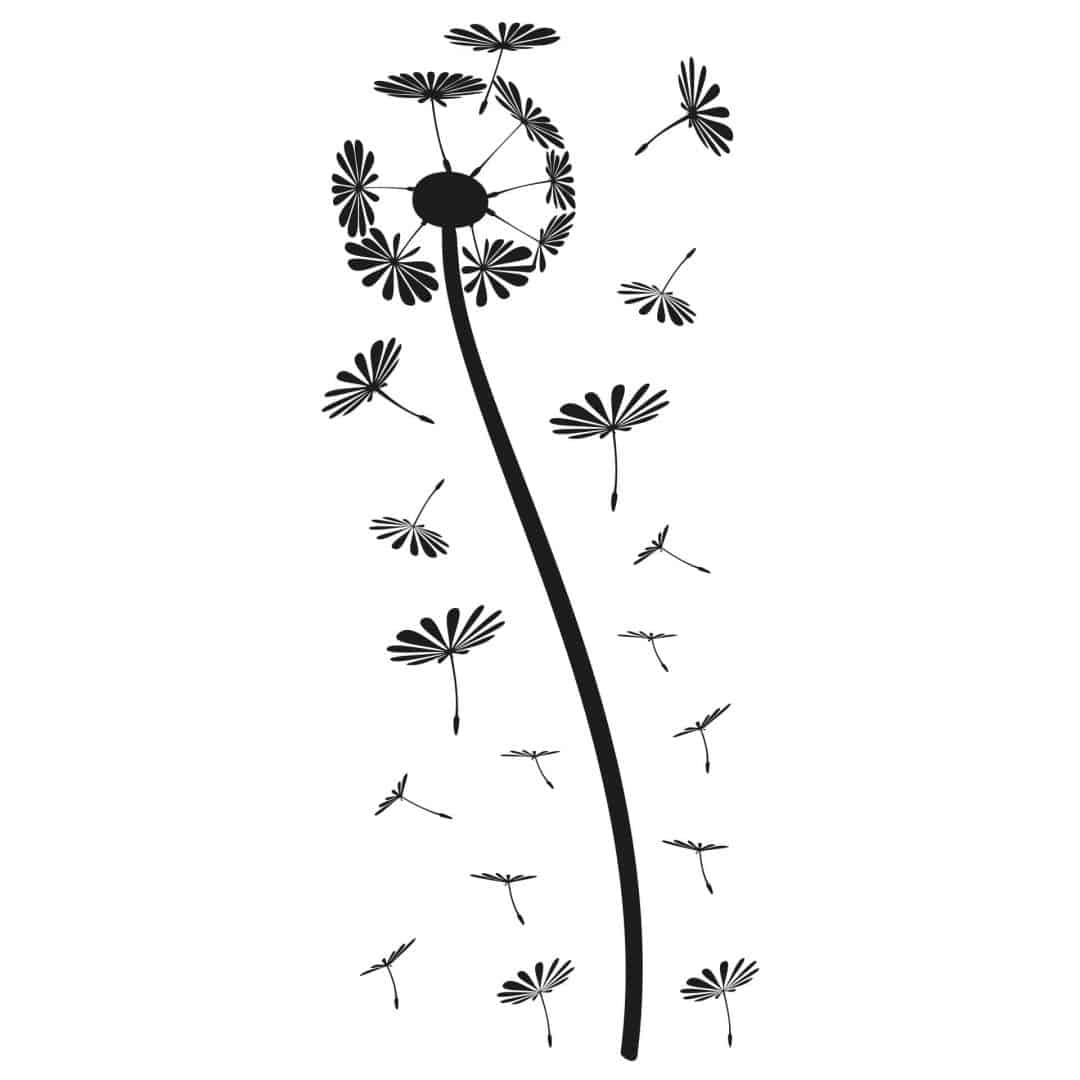 Kaeppel Wandtattoo Pusteblume Versandkostenfrei