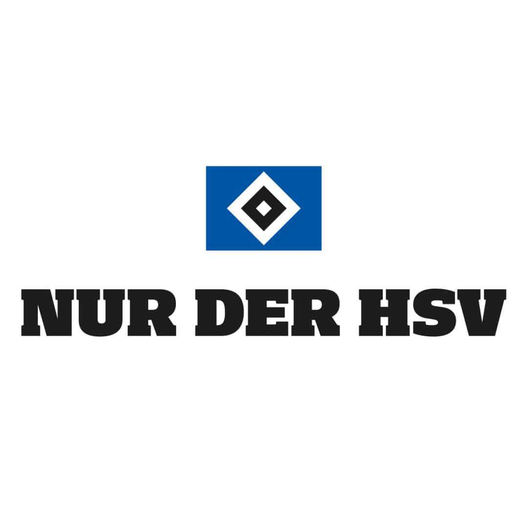 Kaeppel Wandtattoo Nur der HSV mit Logo farbig Muttertagsangebot