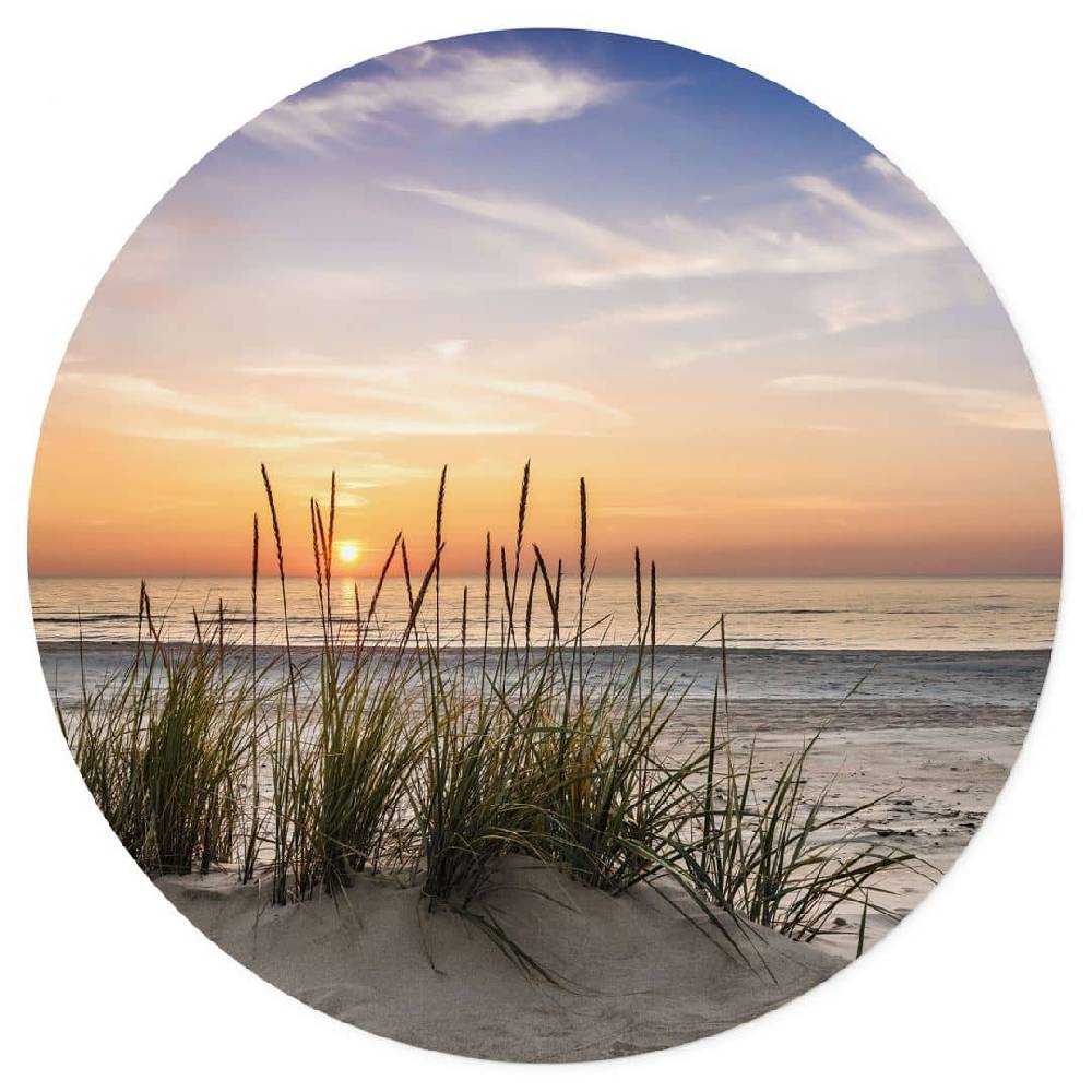 Kaeppel Wandtattoo Düne am Strand bei Sonnenuntergang - Rund Vatertagsangebot