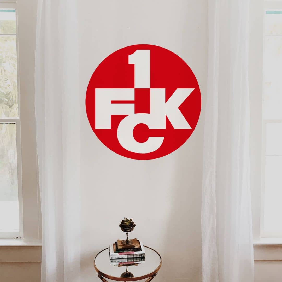 Kaeppel Wandtattoo 1.FC Kaiserslautern Logo