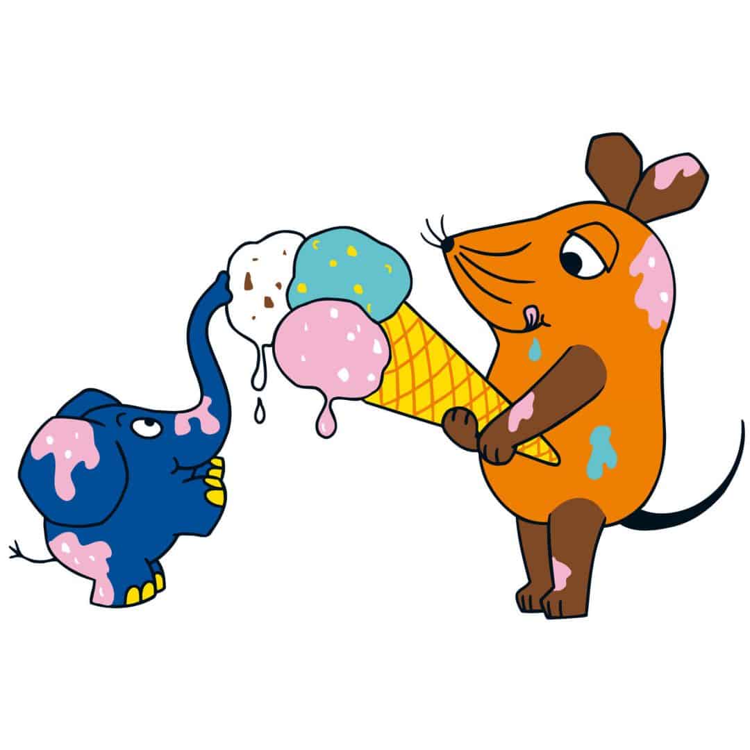 Kaeppel Wandtattoo Die Maus isst Eis Exklusive Angebote