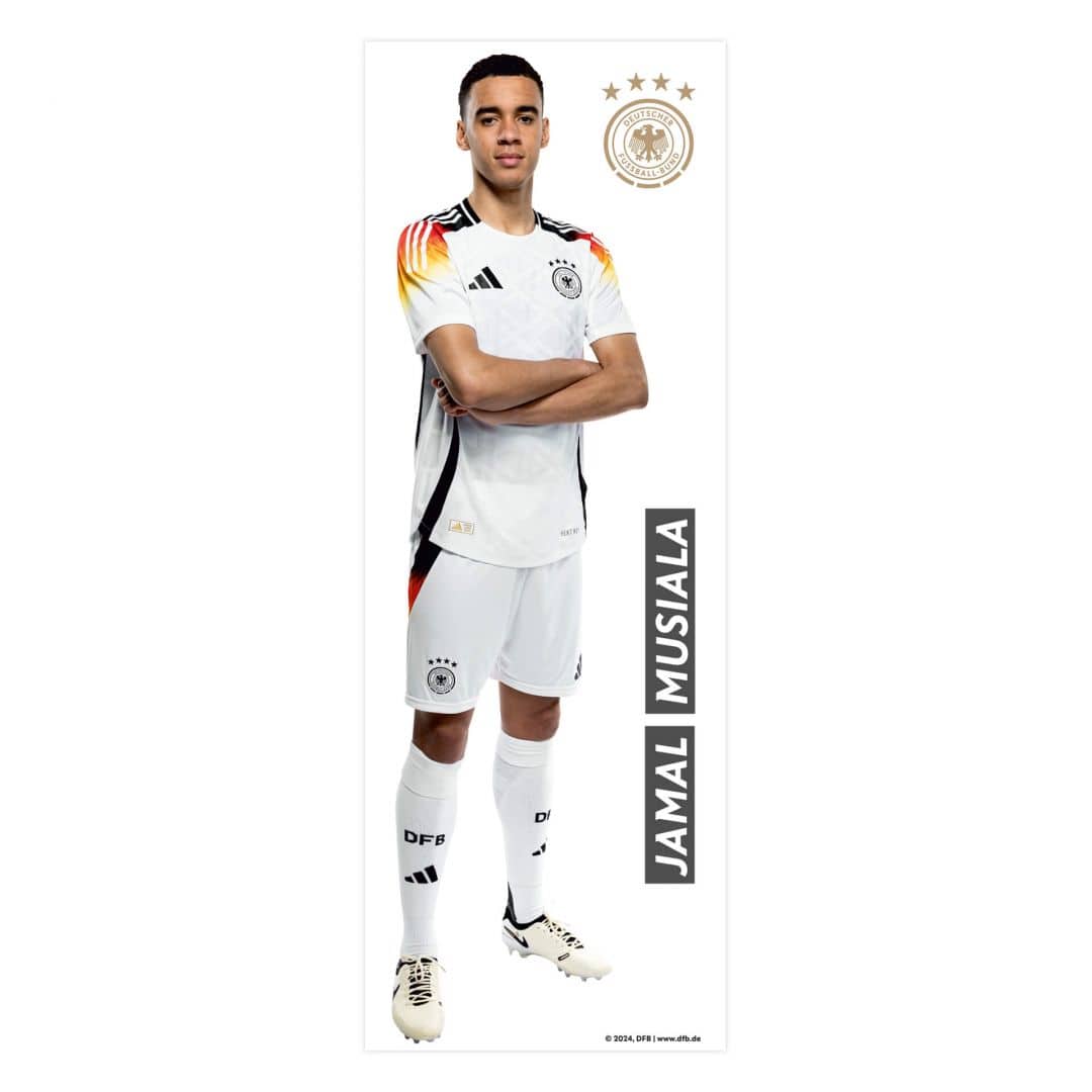 Kaeppel DFB Sticker EM für die Wand, Wandtattoo - Musiala
