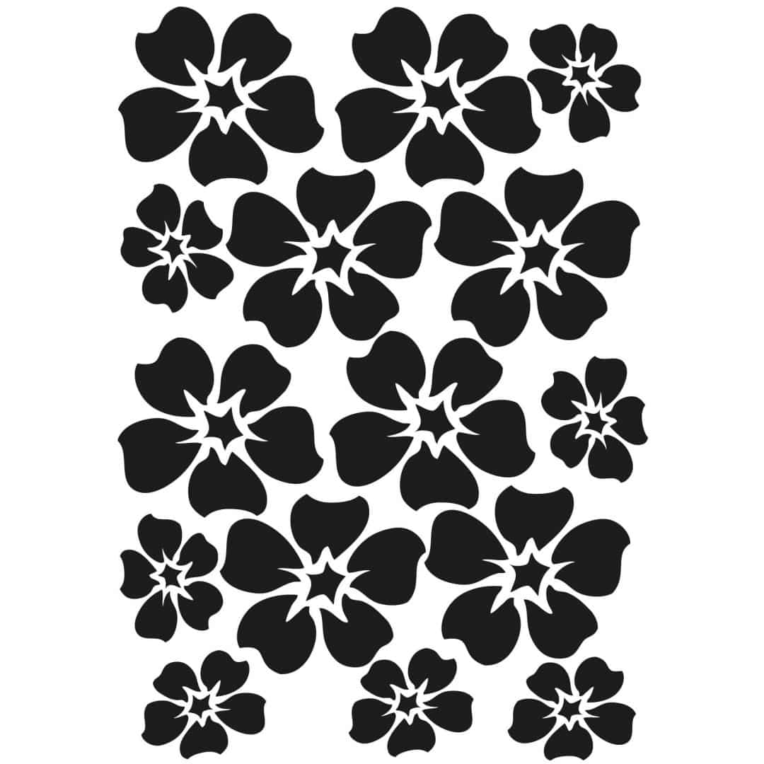 Kaeppel Wandtattoo Blüten-Set 9