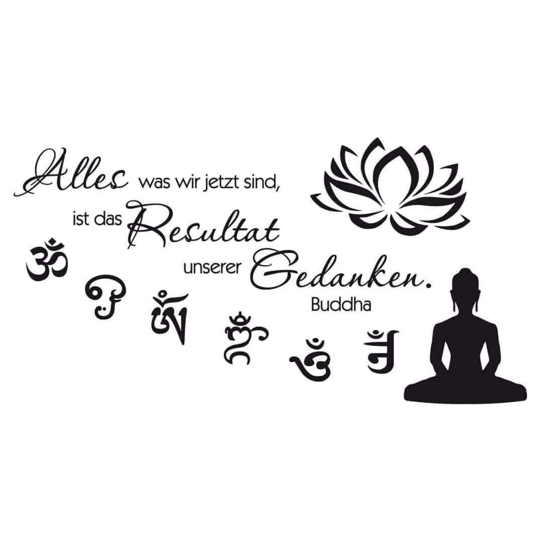 Kaeppel Wandtattoo Buddha - Alles was wir jetzt sind 1 Tägliche Deals