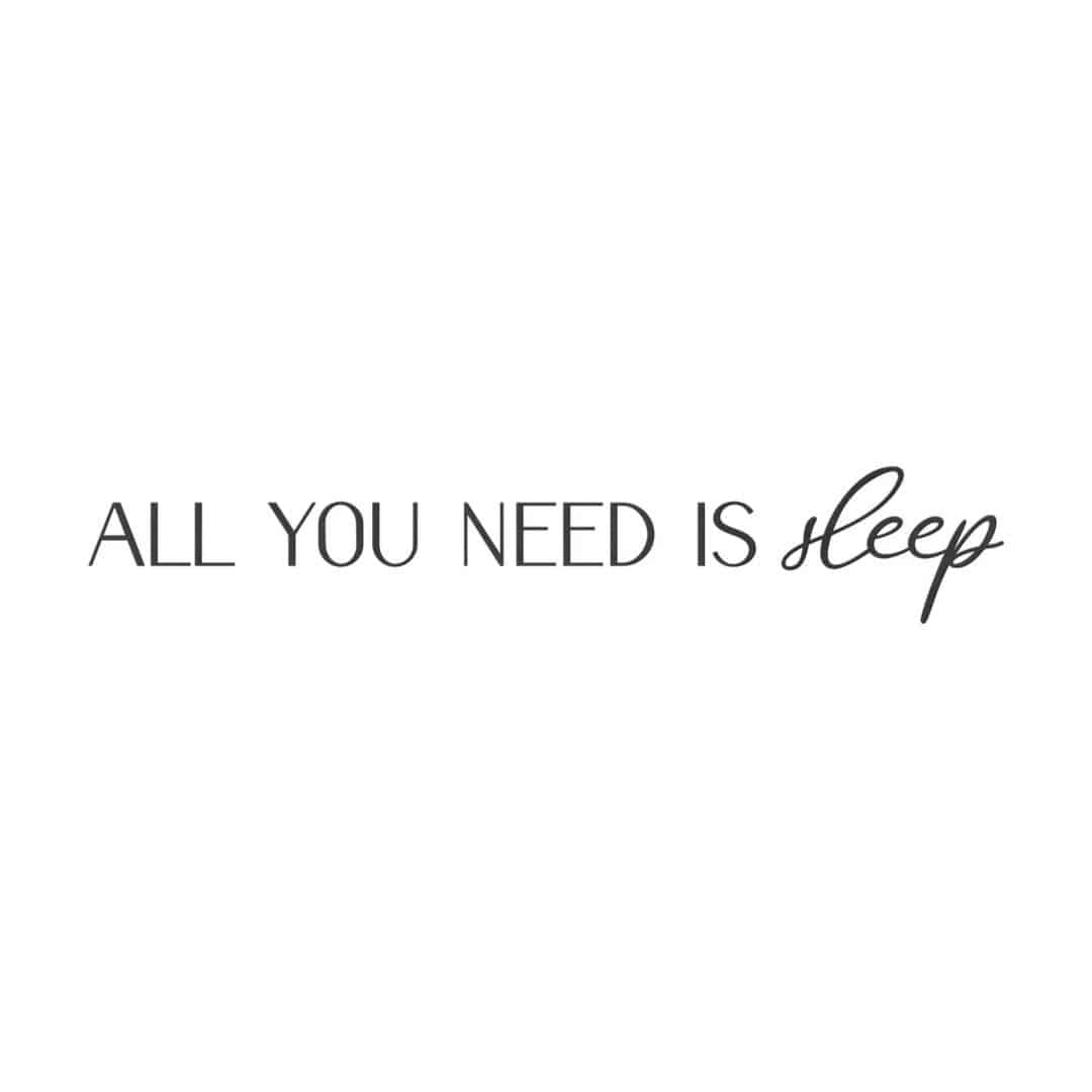 Kaeppel 3D MDF Schriftzug Schlafzimmer - All you need is sleep Wochenangebot