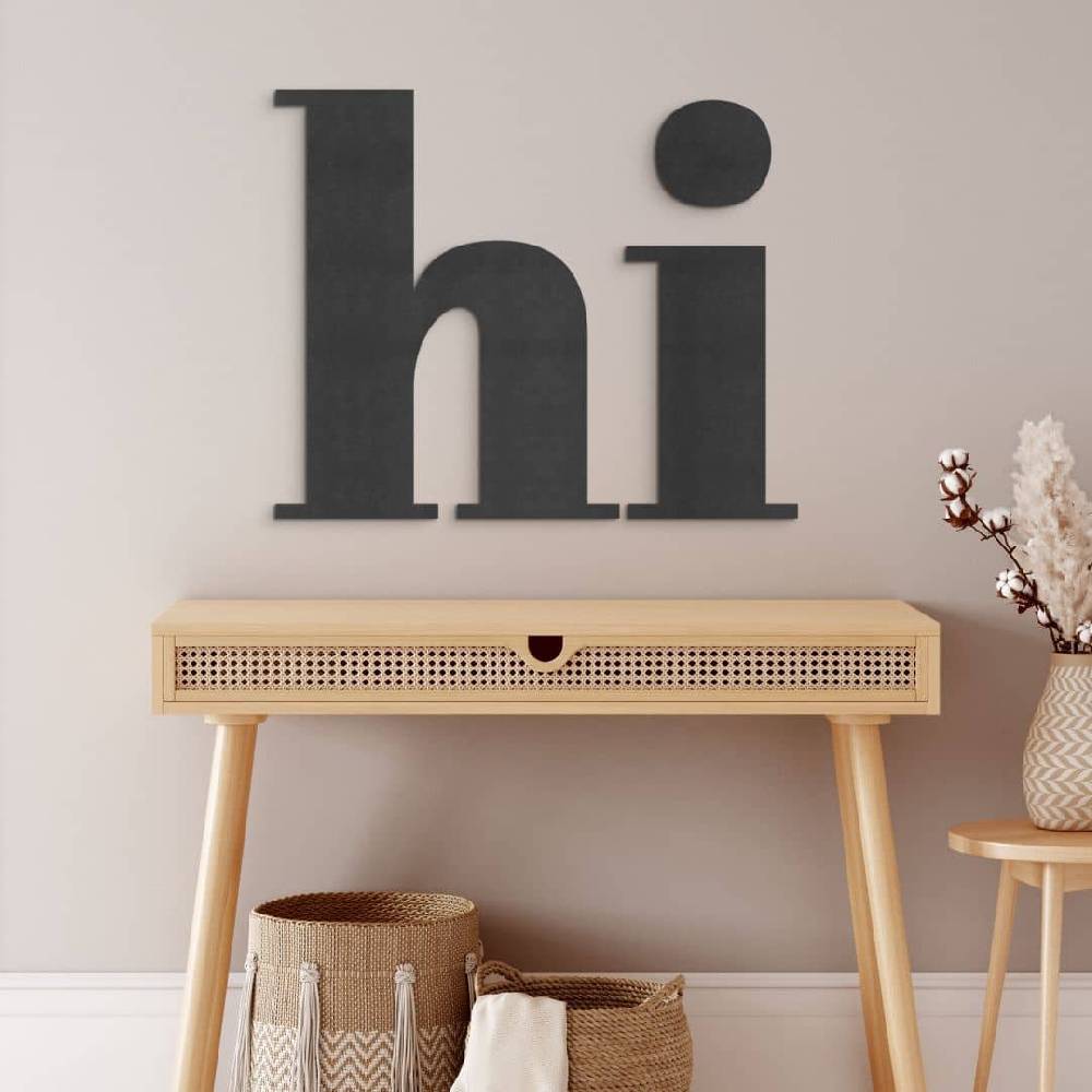 Kaeppel MDF-Deko 3D Schriftzug Hi