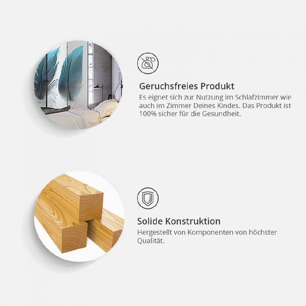 Kaeppel Japanischer Paravent, Raumteiler freistehend, Trennwand - Goldene Blüten Outlet