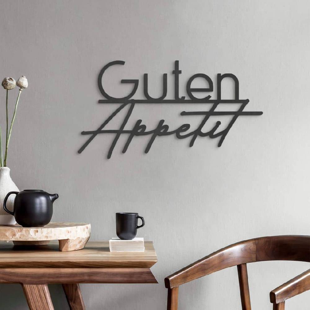 Kaeppel Küchenspruch Guten Appetit - MDF Deko