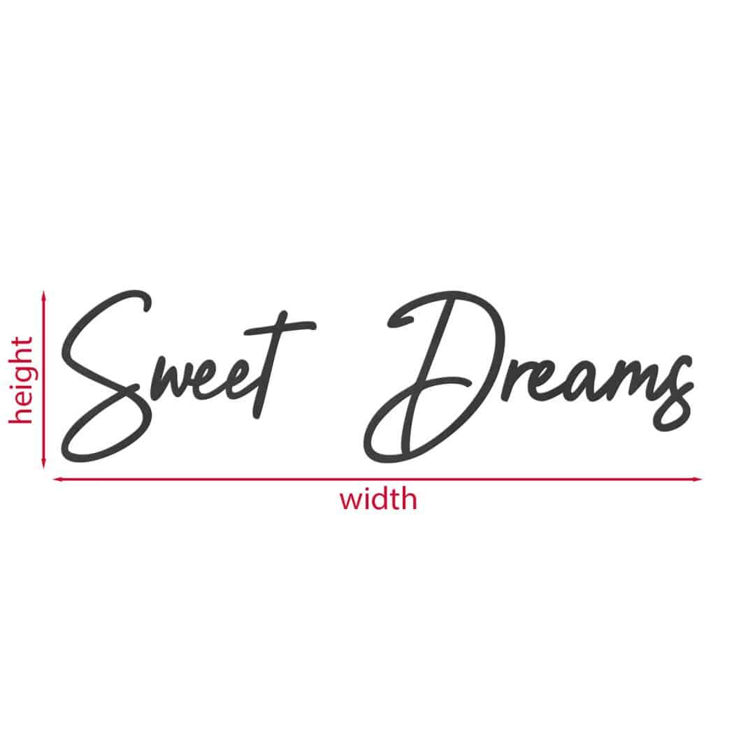 Kaeppel MDF-Deko 3D Schriftzug Sweet Dreams Günstig kaufen