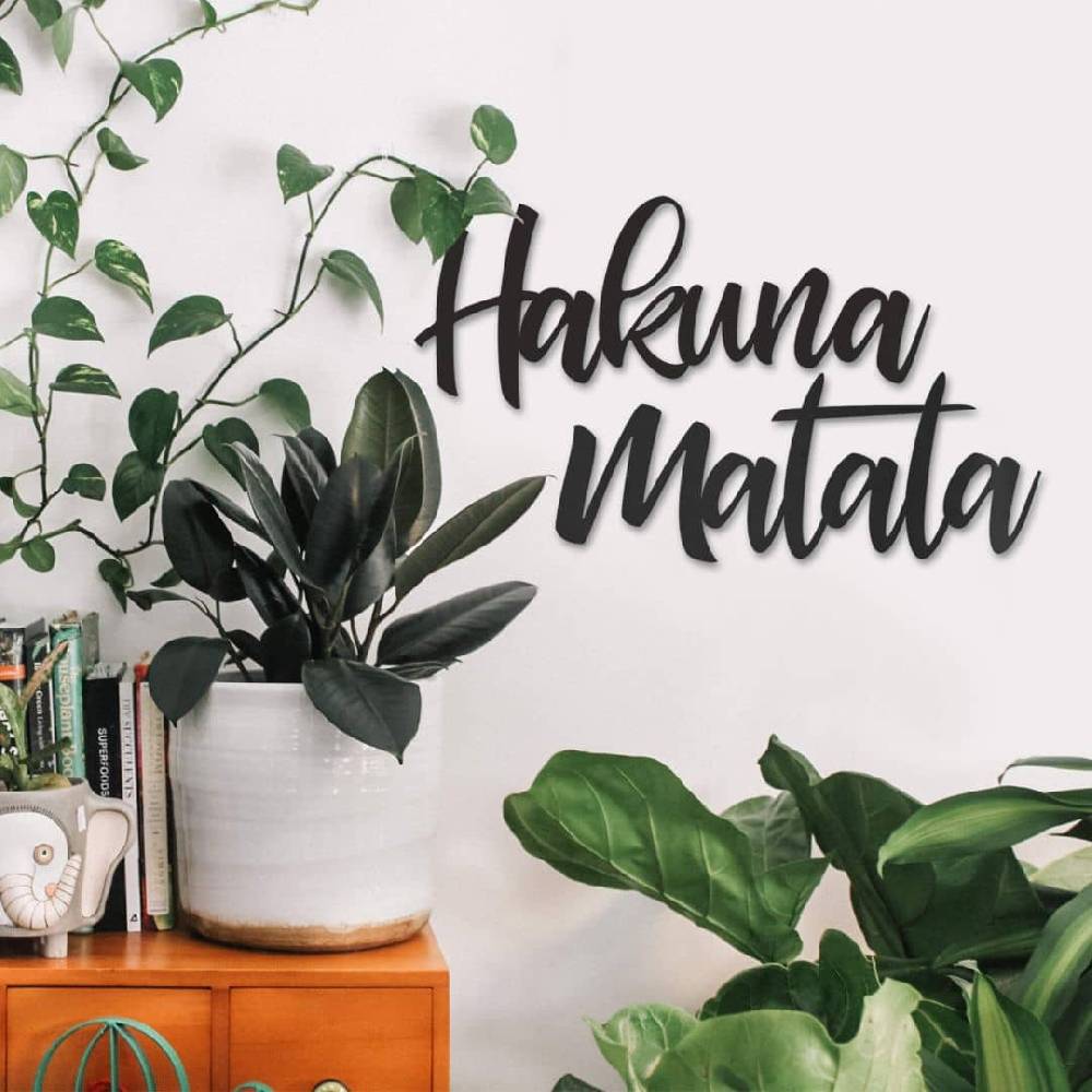 Kaeppel MDF - Holzkunst Hakuna Matata (2-teilig)