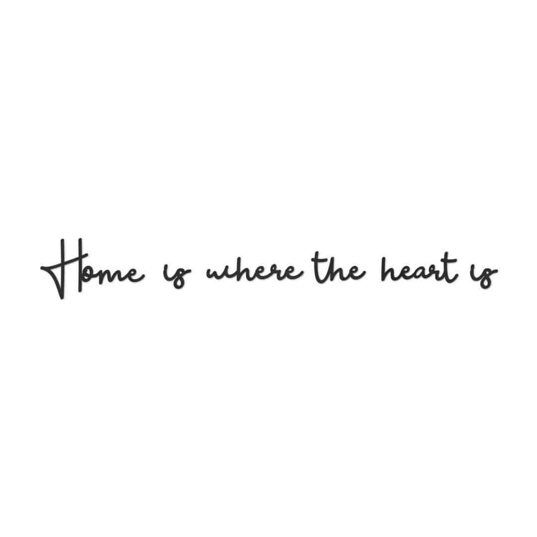 Kaeppel MDF-Holzbuchstaben Home is where the heart is (6-teilig) Muttertagsangebot