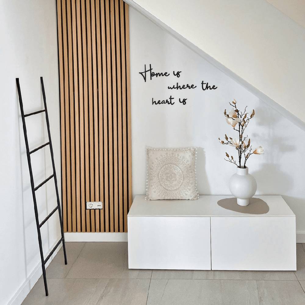 Kaeppel MDF-Holzbuchstaben Home is where the heart is (6-teilig) Muttertagsangebot