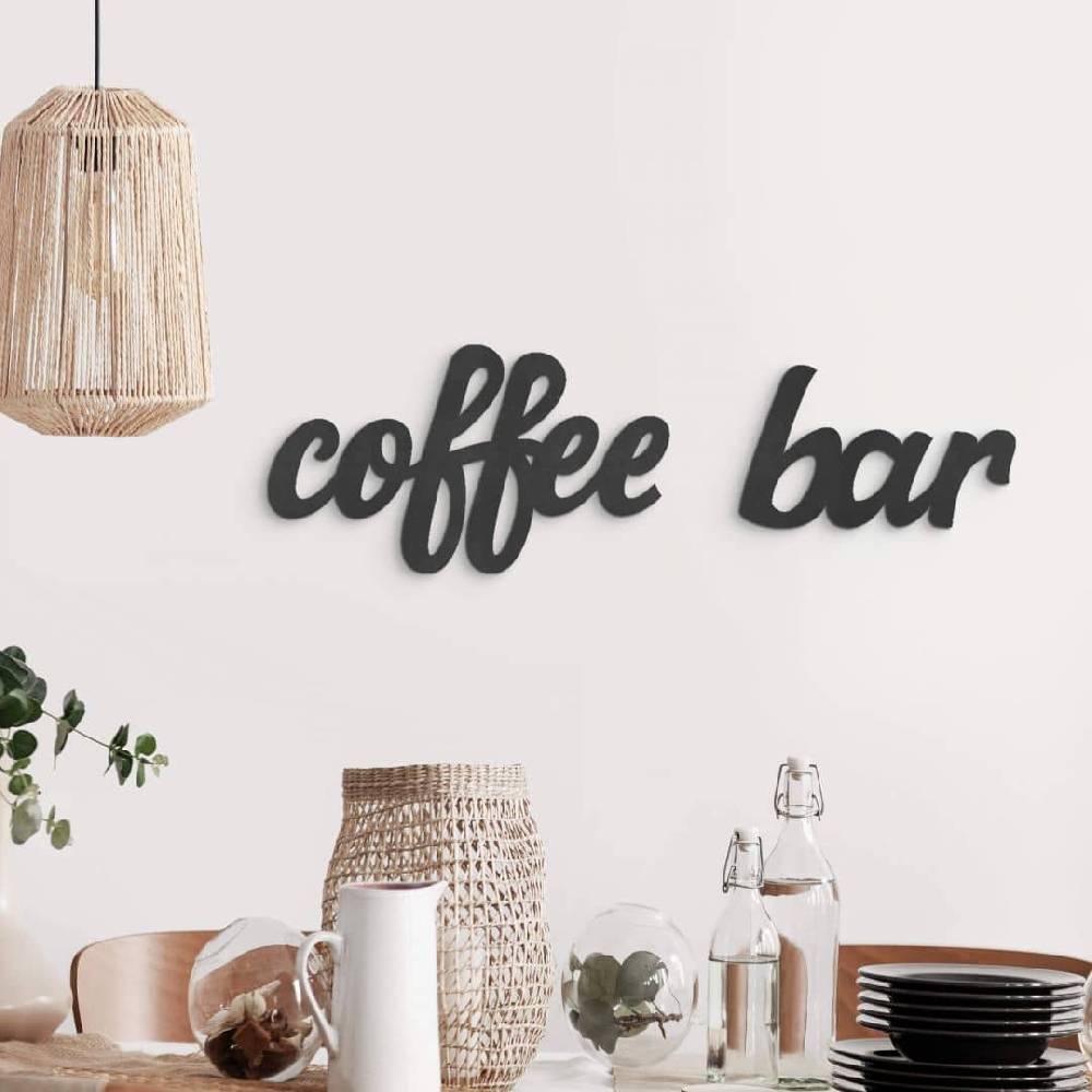 Kaeppel Holzdeko - 3D Schriftzug für die Küche - Coffee Bar - MDF