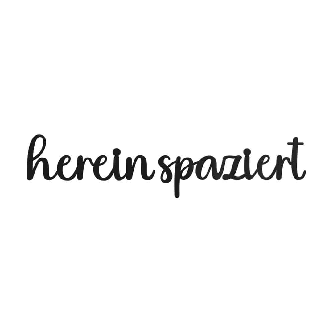 Kaeppel Acryldeko 3D-Schriftzug Hereinspaziert VIP-Rabatte