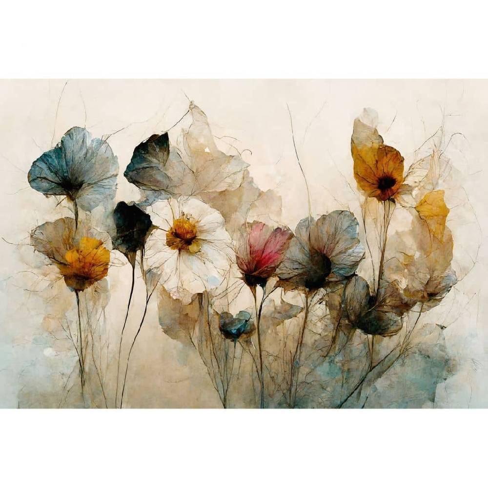 Kaeppel Fototapete Bouquet aus Trockenblumen - Blumentapete - Treechild Speichern exportieren