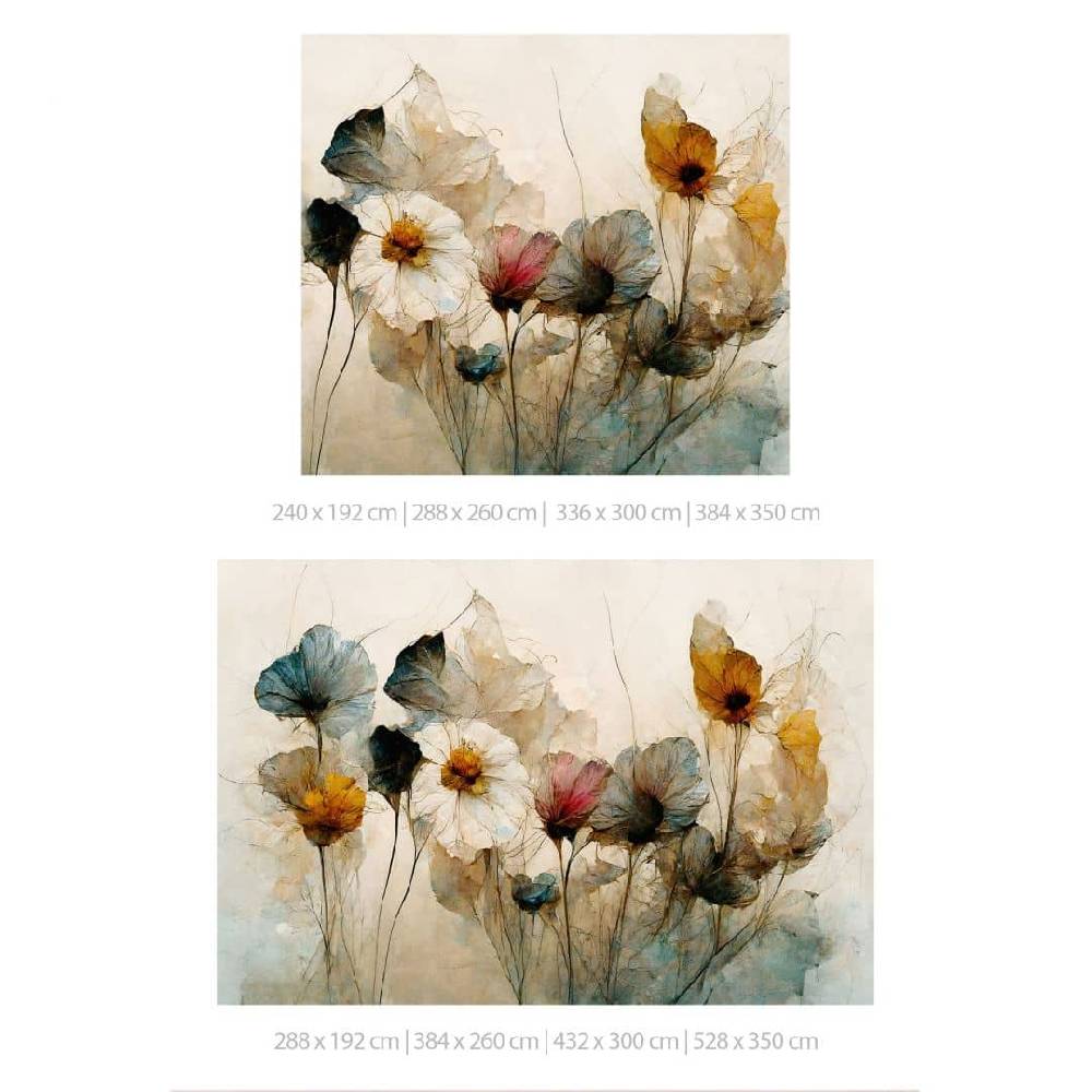 Kaeppel Fototapete Bouquet aus Trockenblumen - Blumentapete - Treechild Speichern exportieren