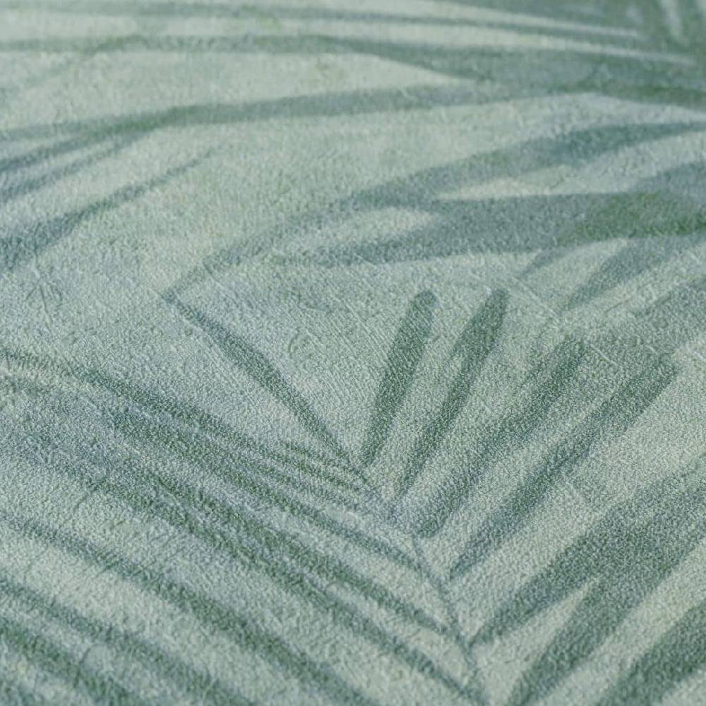 Kaeppel A.S. Création Vliestapete Neue Bude 2.0 Tropical Concret Palmentapete in Dschungel Optik grau, grün Blitzverkäufe
