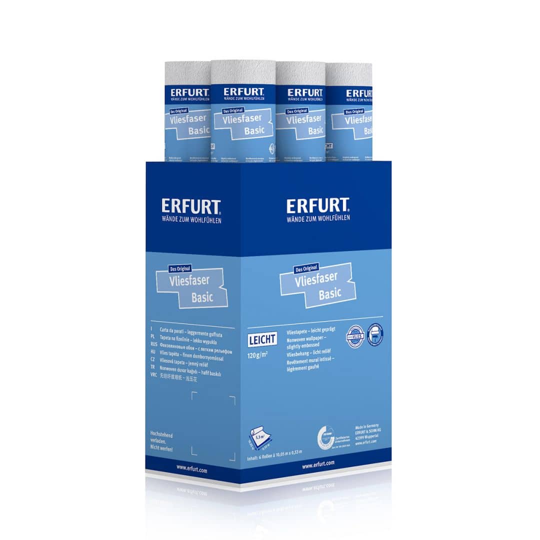 Kaeppel Erfurt Vliesfaser-Tapete Basic 102 Sonderangebot