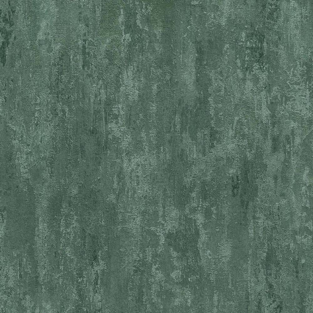 Kaeppel Tapete Putz Beton Grün Struktur Vliestapete Dunkelgrün glänzende Mustertapete Günstig kaufen
