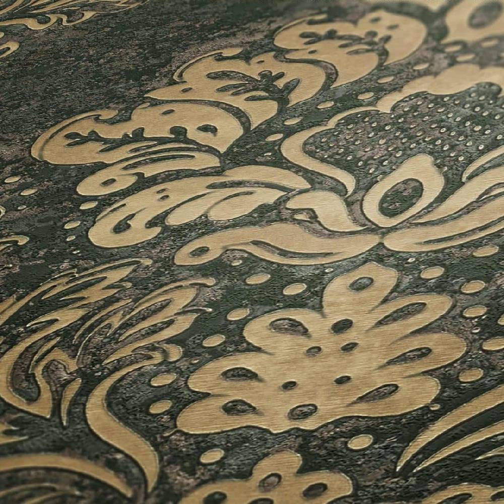 Kaeppel Barocktapete Vliestapete Livingwalls Metropolitan Stories Barocktapete von A.S. Création 379011 in beige, braun, grün Versandkostenfrei