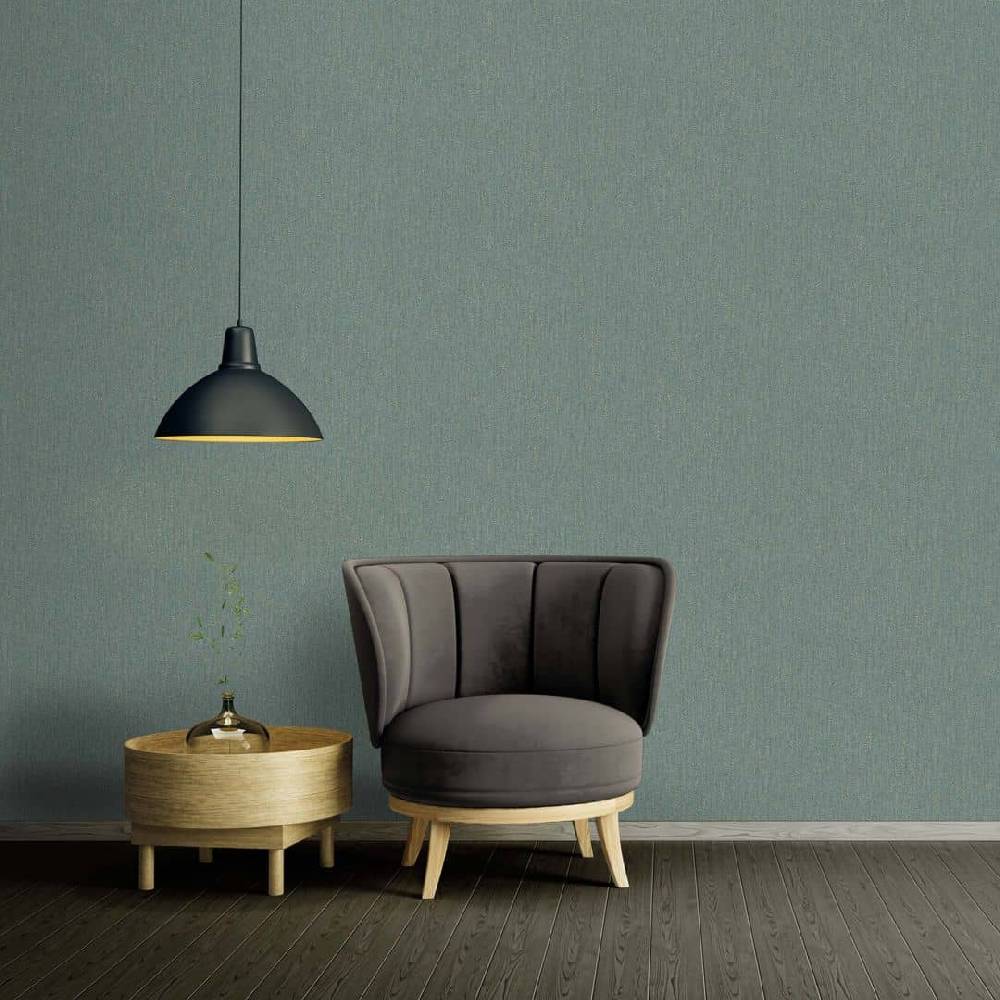 Kaeppel Strukturtapete Grün Gold - Vliestapete A.S. Création Online Shopping