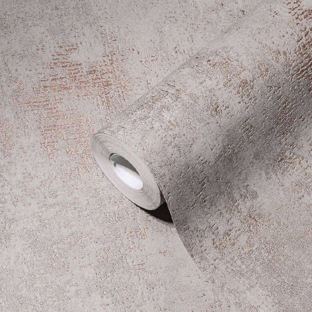 Kaeppel Tapete Grau Braun moderne Vintage Vliestaoete für Wohnzimmer, Schlafzimmer Top Angebot