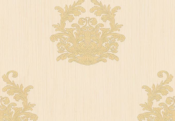 Kaeppel Architects Paper Vliestapete Nobile Barocktapete mit Ornamenten creme, metallic Zeitlich begrenztes Angebot