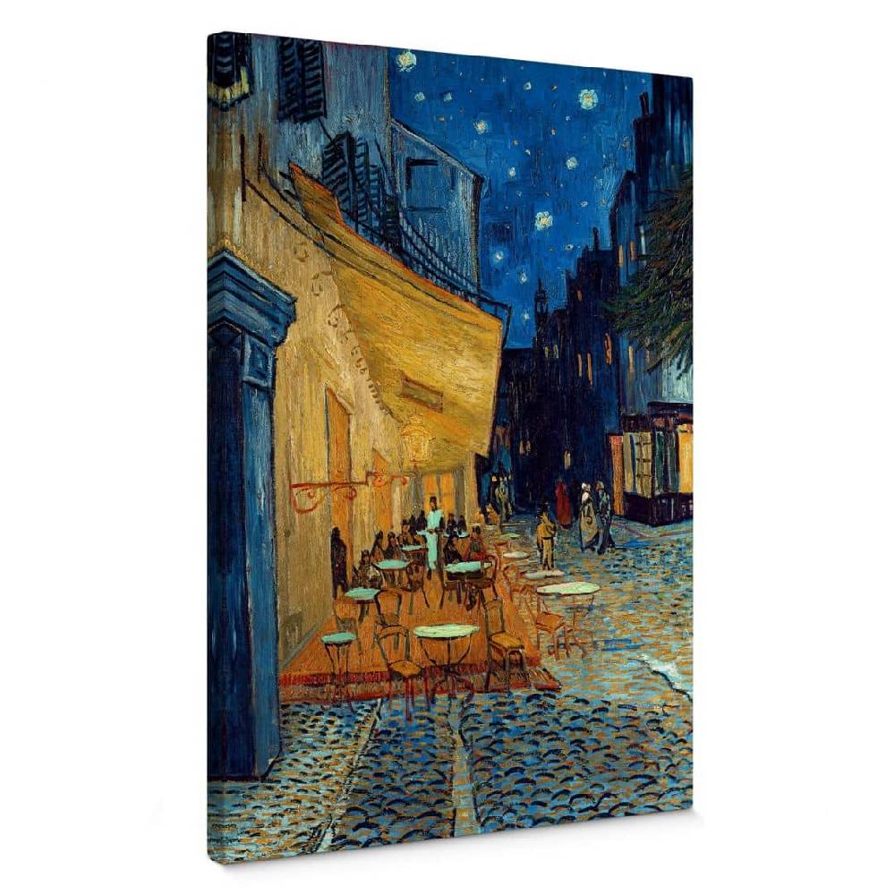 Kaeppel Leinwandbild van Gogh - Café-Terrasse am Abend