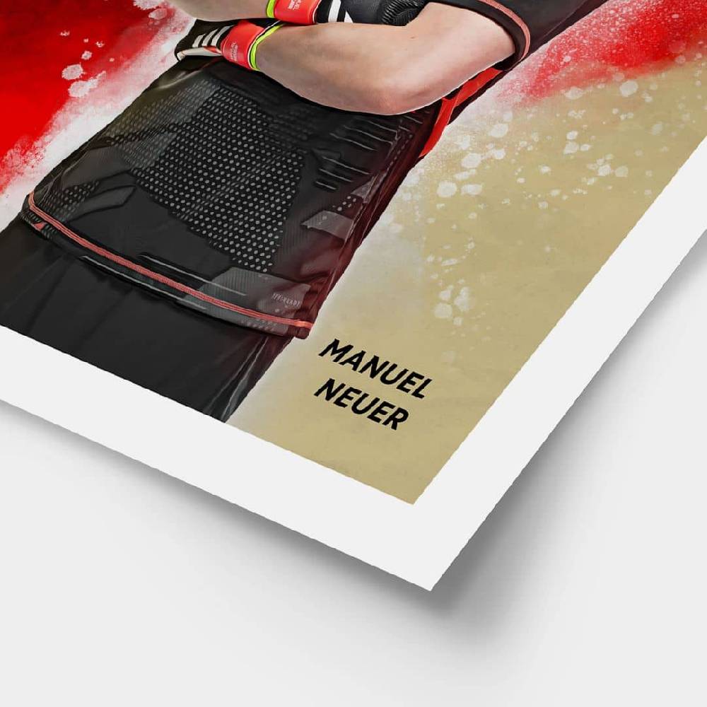 Kaeppel Poster, Wandbild DFB Neuer Kostenloser Versand international