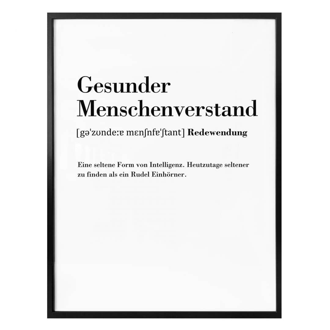 Kaeppel Poster Grammatik - Gesunder Menschenverstand