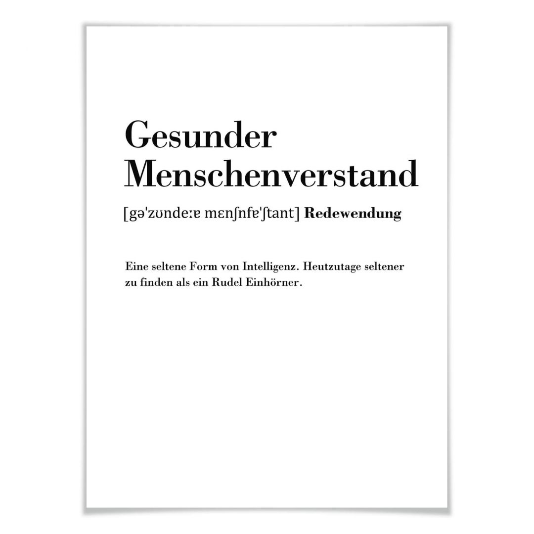 Kaeppel Poster Grammatik - Gesunder Menschenverstand 2025
