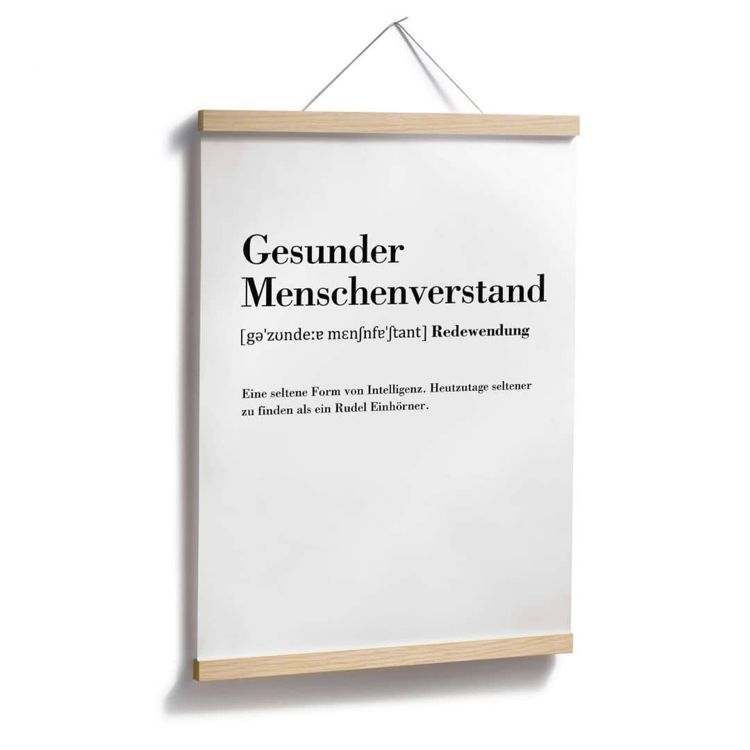 Kaeppel Poster Grammatik - Gesunder Menschenverstand 2025
