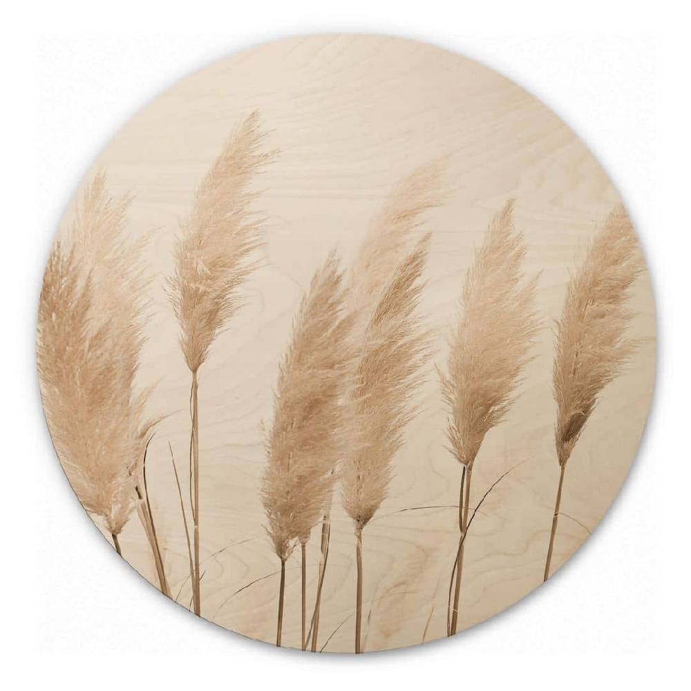 Kaeppel Holzbild Sisi & Seb - Pampas - Rund