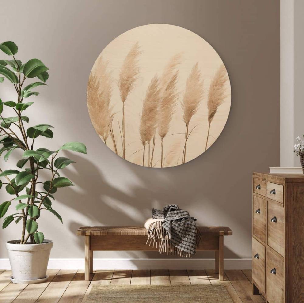 Kaeppel Holzbild Sisi & Seb - Pampas - Rund Meist gekauft