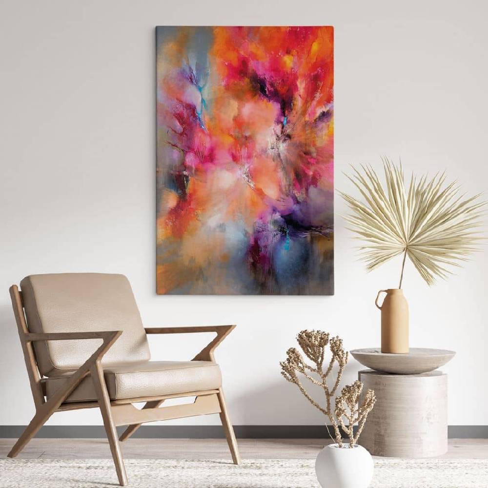 Kaeppel Leinwandbild Farbfeuerwerk - Schmucker Flash Sale