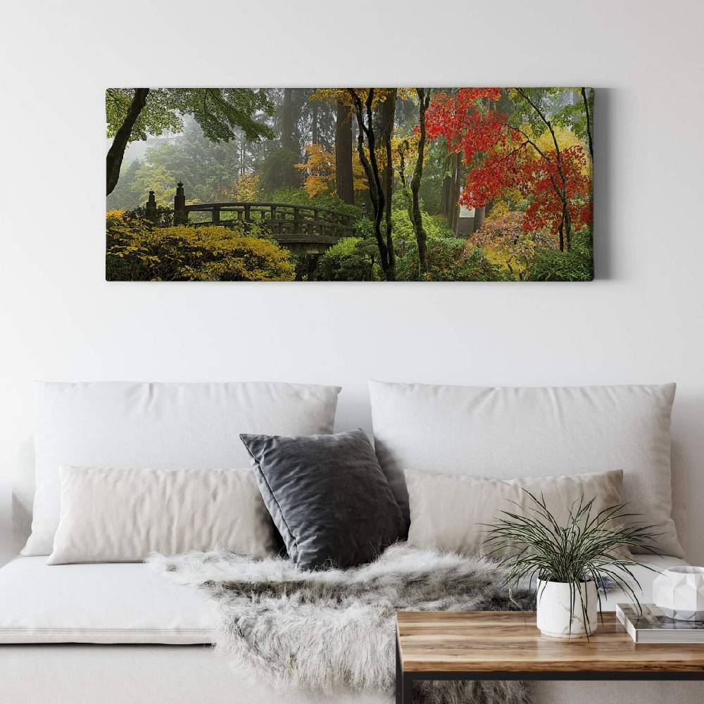Kaeppel Leinwandbild Japanischer Garten Top Angebot